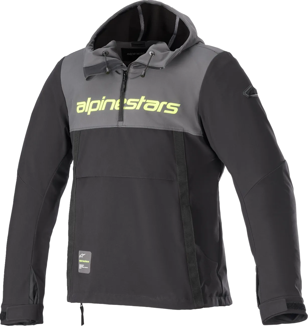 ALPINESTARS Sherpa Jacket - Black/Gray/Yellow - 2XL 4208123-9151-2X