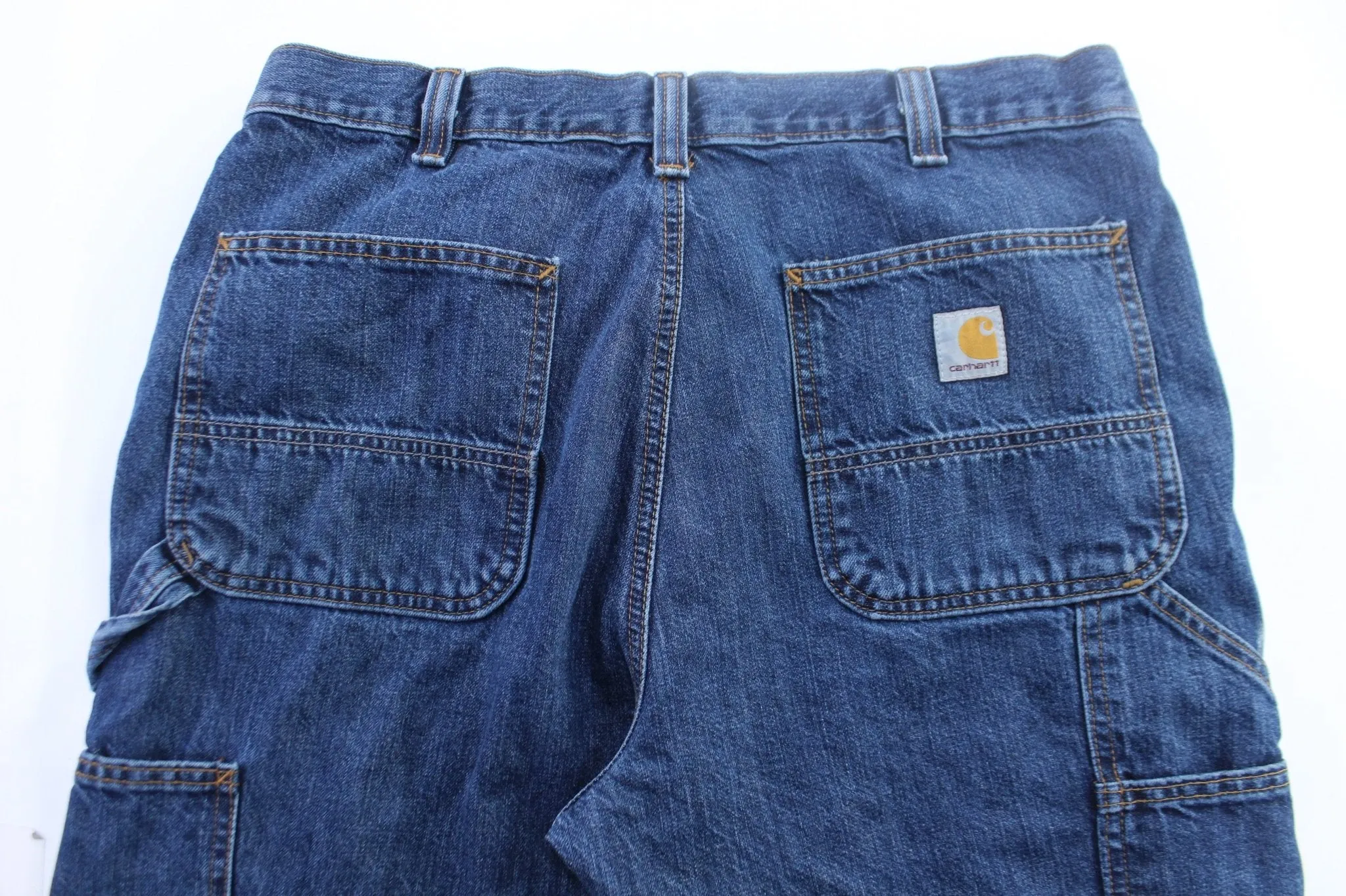 Carhartt Logo Patch Denim Double Knee Jeans