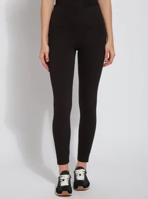 Denim Leggings [Black-10-6175]