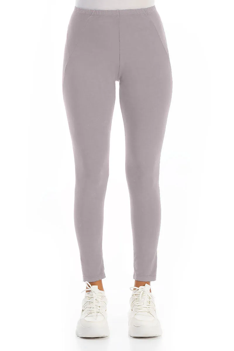 Greige Cotton Leggings