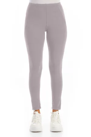 Greige Cotton Leggings