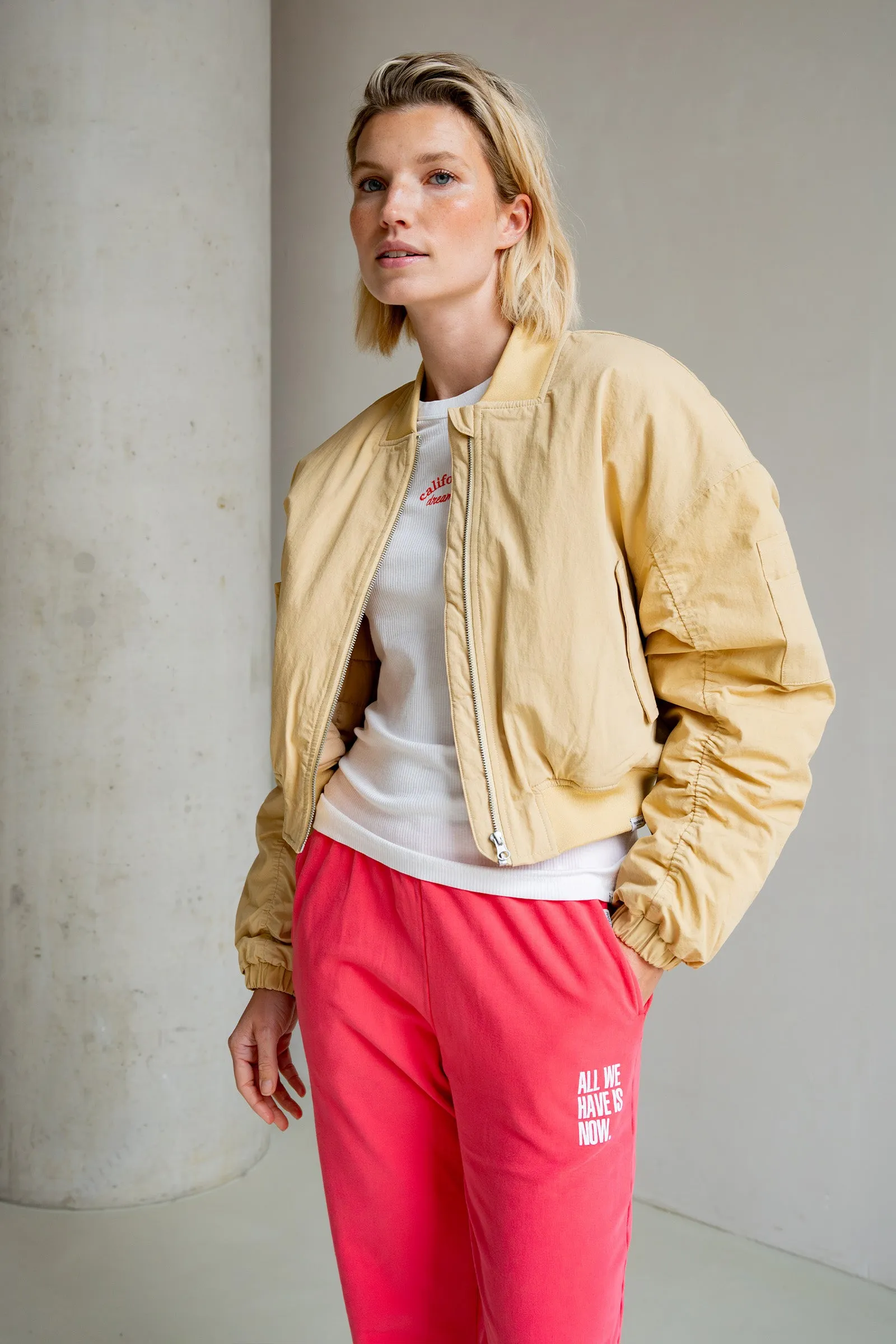 JACKET (S25C233) SAND