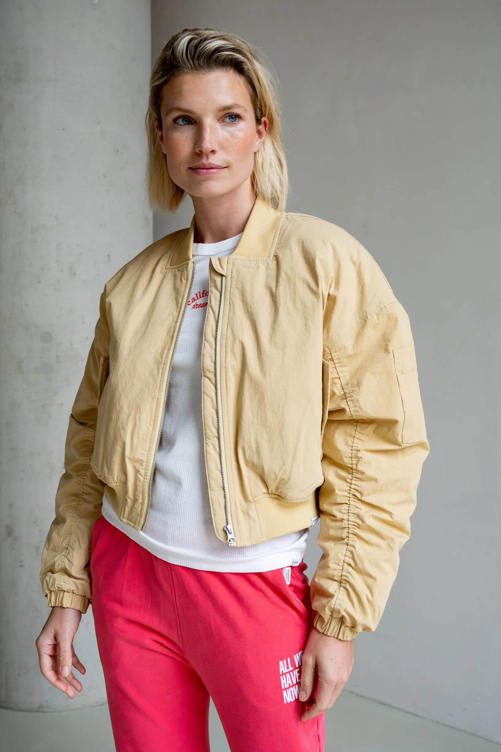 JACKET (S25C233) SAND