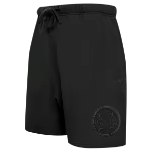 LIGA MX CLUB AMERICA NEUTRAL MEN'S FLEECE SHORT (BLACK)