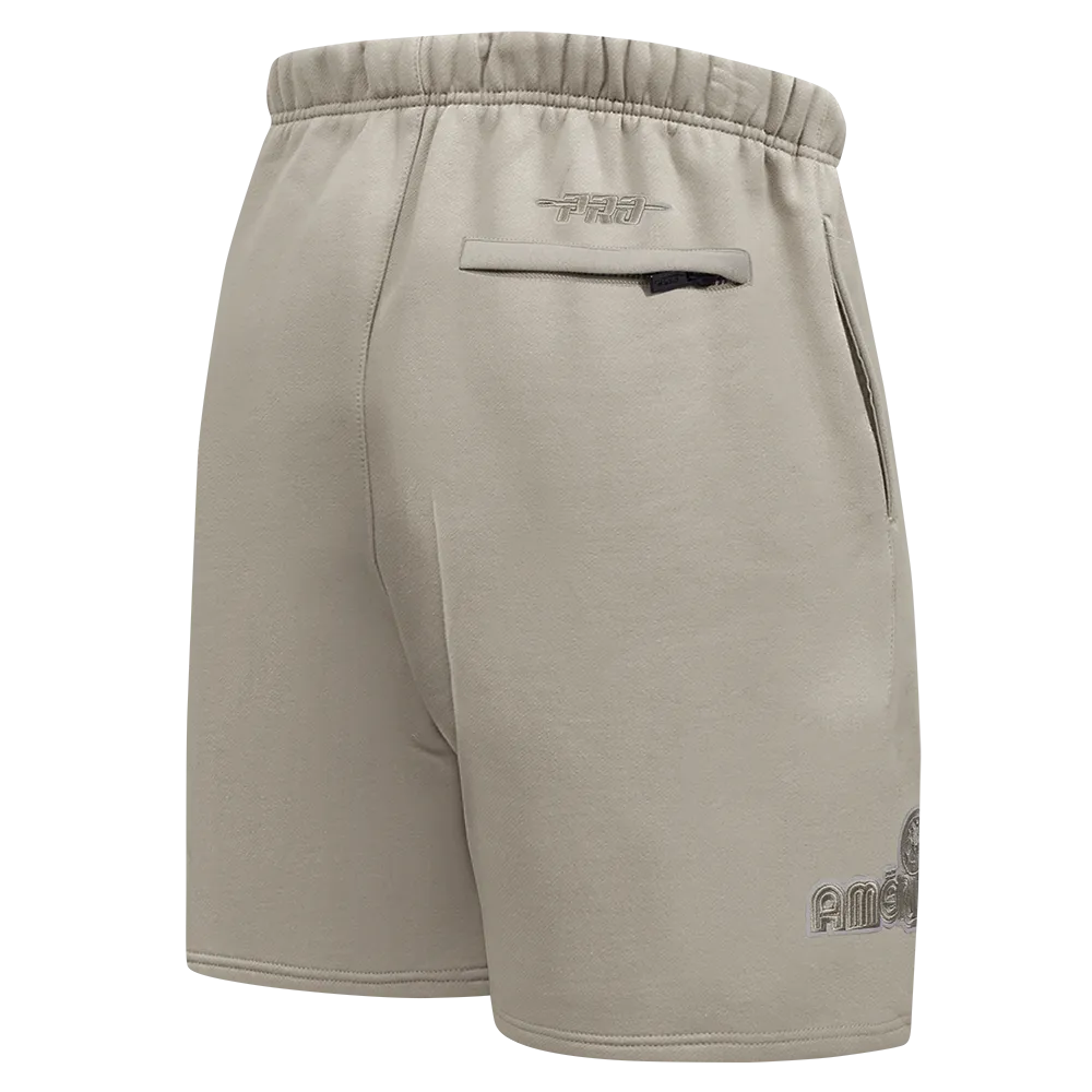 LIGA MX CLUB AMERICA NEUTRAL MEN'S FLEECE SHORT (TAUPE)