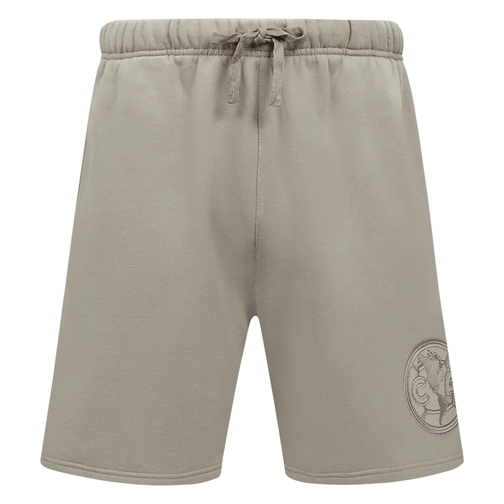 LIGA MX CLUB AMERICA NEUTRAL MEN'S FLEECE SHORT (TAUPE)