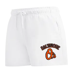 MLB BALTIMORE ORIOLES CLASSIC WOMEN'S SHORT (WHITE)