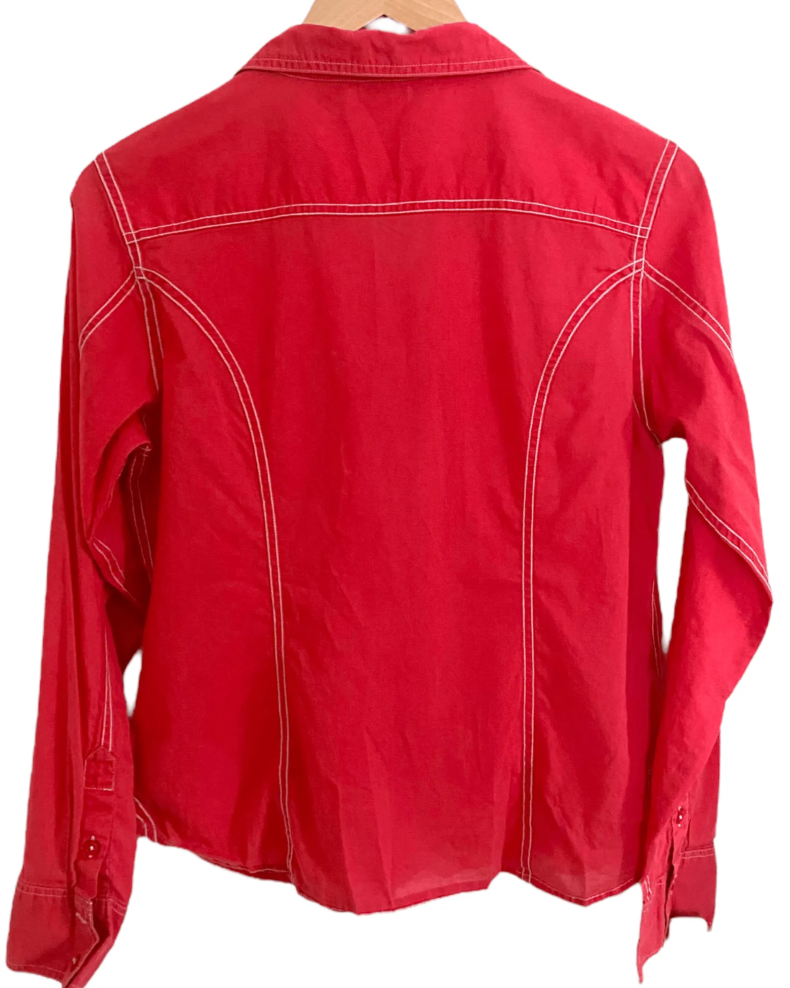 Warm Autumn Sonoma Contrast Stitch Shirt