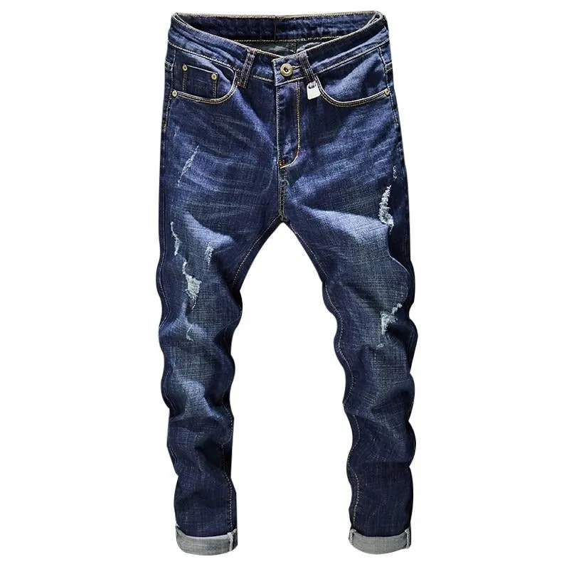 West Louis High Street Destroyed Rip Jeans