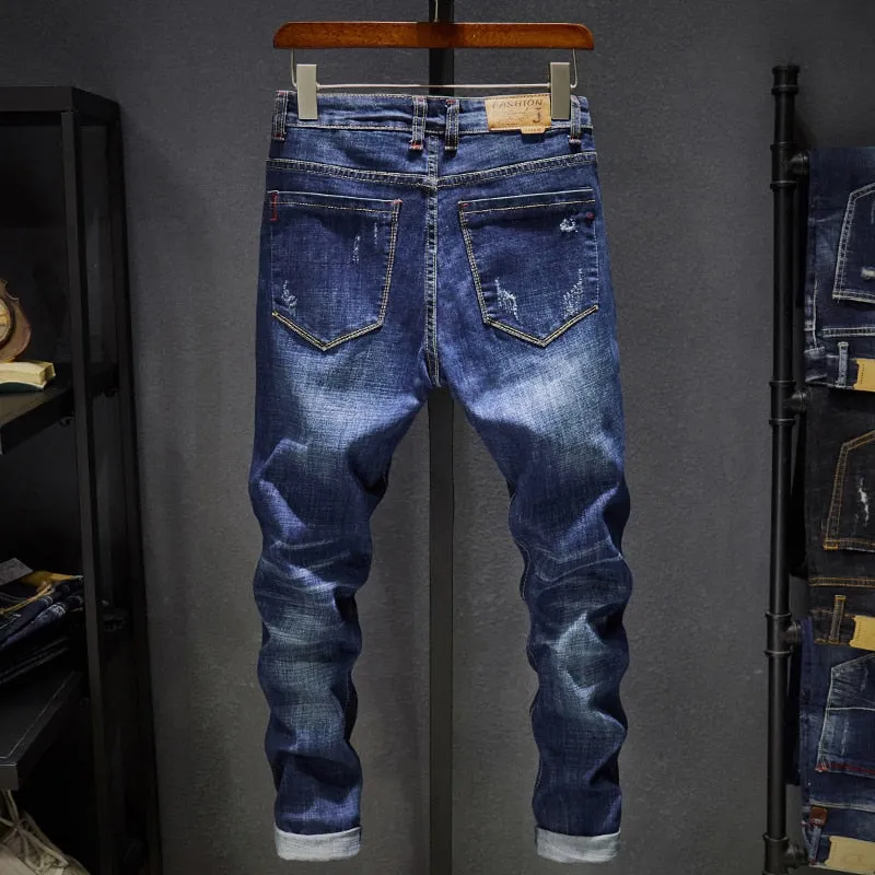 West Louis High Street Destroyed Rip Jeans